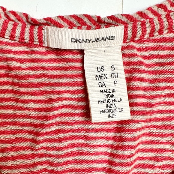 SzSm / DKNY Striped Tank with Ruffles - Picture 9 of 13